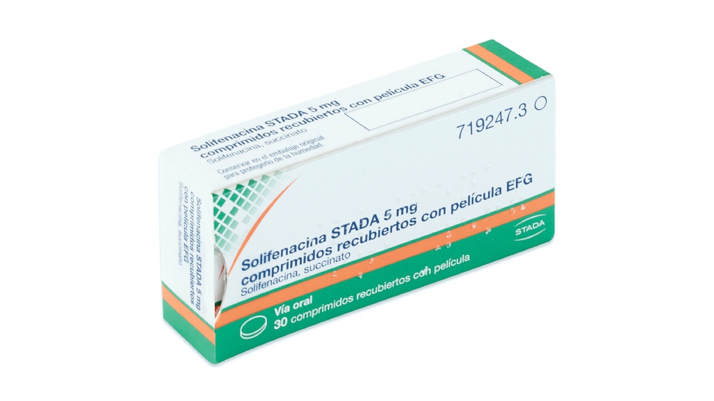 SOLIFENACINA STADA 5 mg COMPRIMIDOS REVESTIDOS POR PELÍCULA