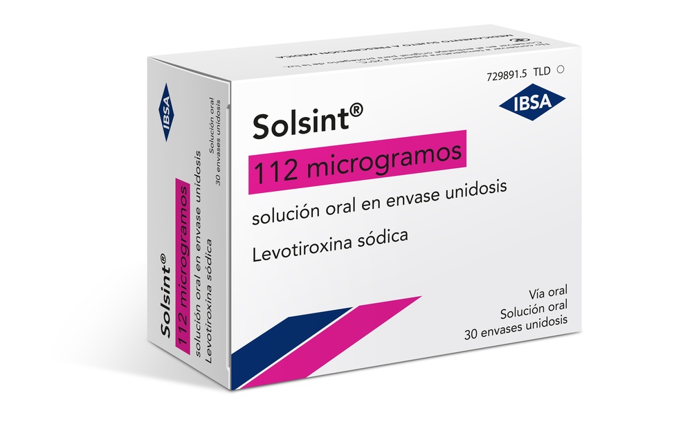 SOLSINT 112 microgramas solução oral em embalagens unidose