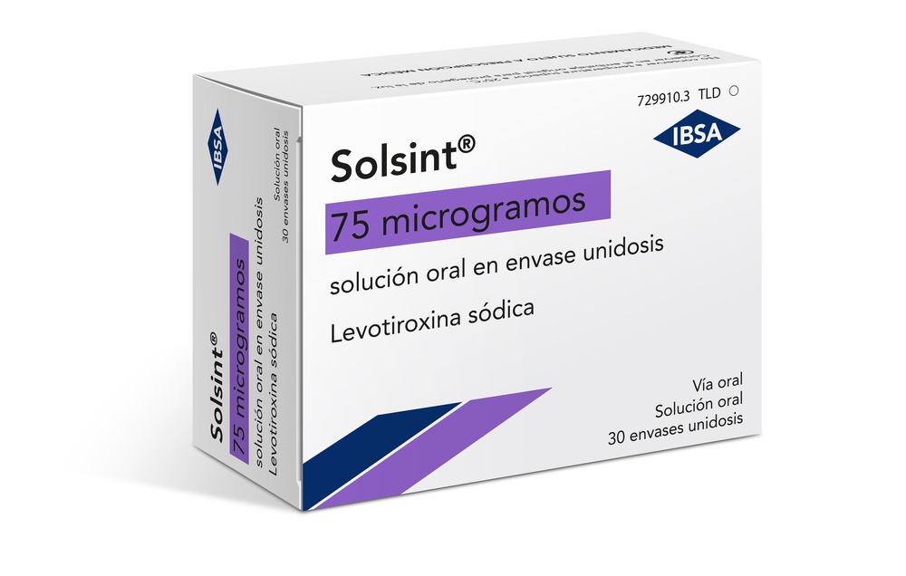 SOLSINT 75 microgramas solução oral em embalagens unidose