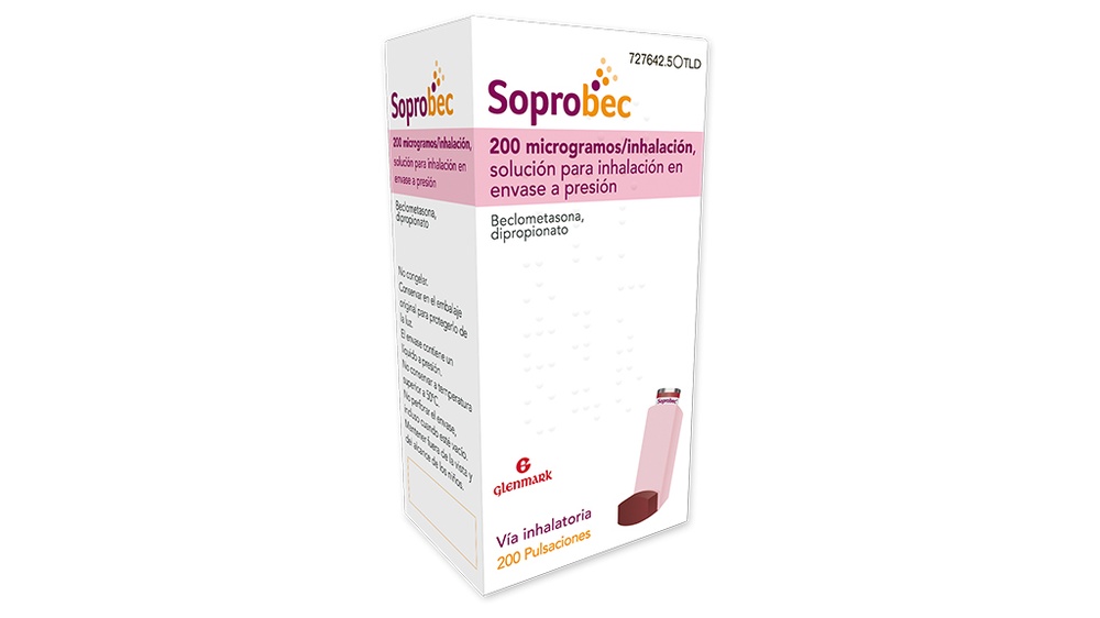 SOPROBEC 200 microgramas/inalação solução para inalação em embalagem pressurizada