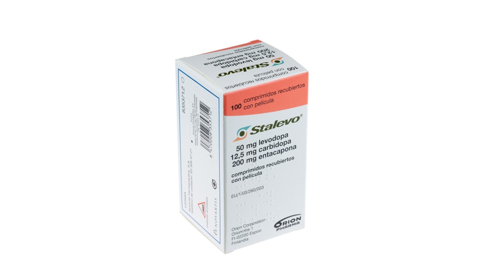 STALEVO 50 mg/12,5 mg/200 mg COMPRIMIDOS REVESTIDOS POR PELÍCULA