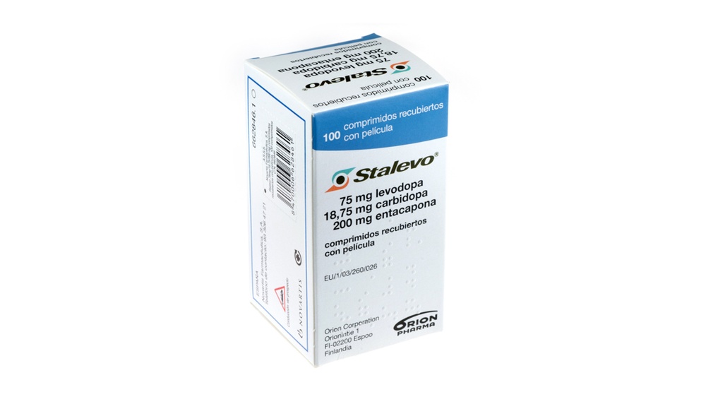 STALEVO 75 mg/18,75 mg/200 mg COMPRIMIDOS REVESTIDOS POR PELÍCULA