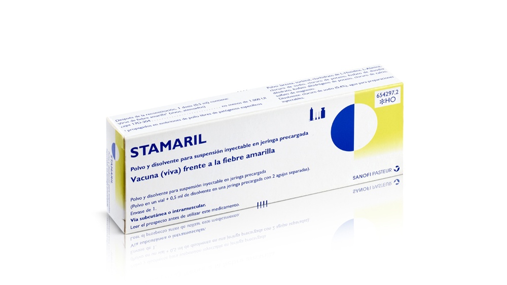 STAMARIL PÓ E SOLVENTE PARA SUSPENSÃO INJETÁVEL EM SERINGA PREENCHIDA