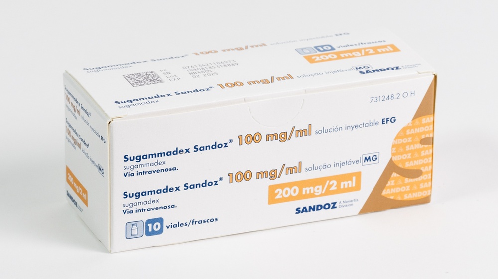 SUGAMMADEX SANDOZ 100 mg/ml SOLUÇÃO INJETÁVEL