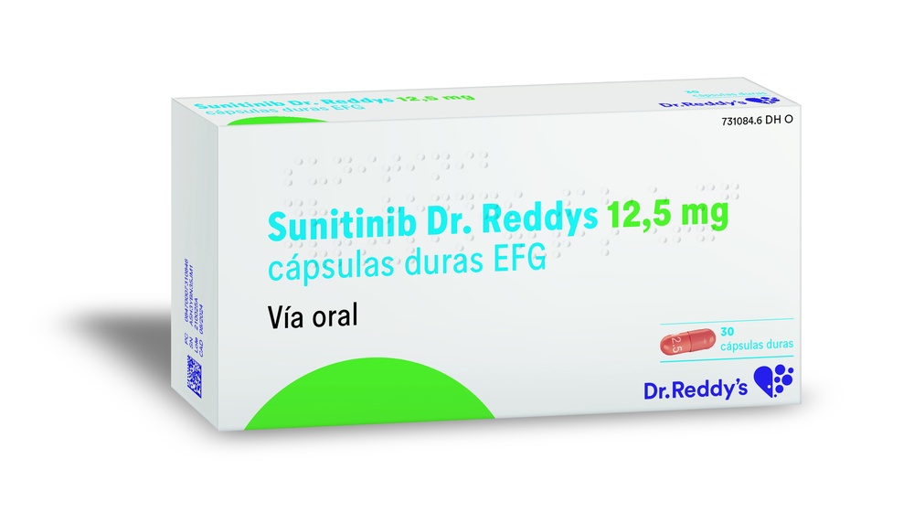 SUNINITIB DR. REDDYS 12,5 mg CÁPSULAS DURAS