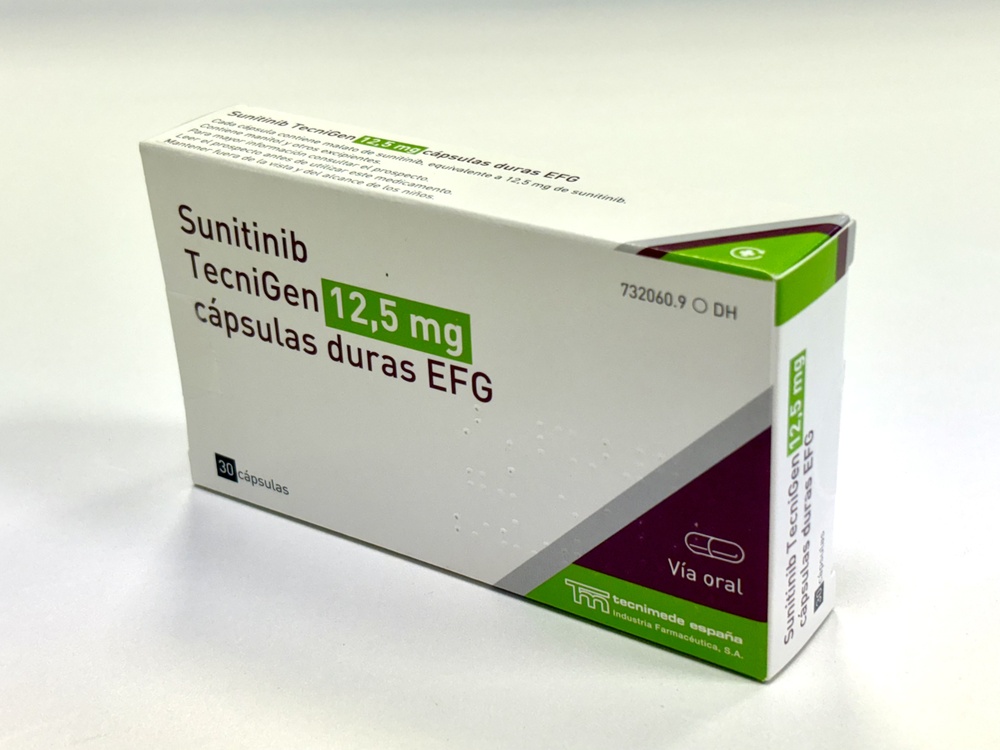 SUNITINIB TECNIGEN 12,5 mg CÁPSULAS DURAS