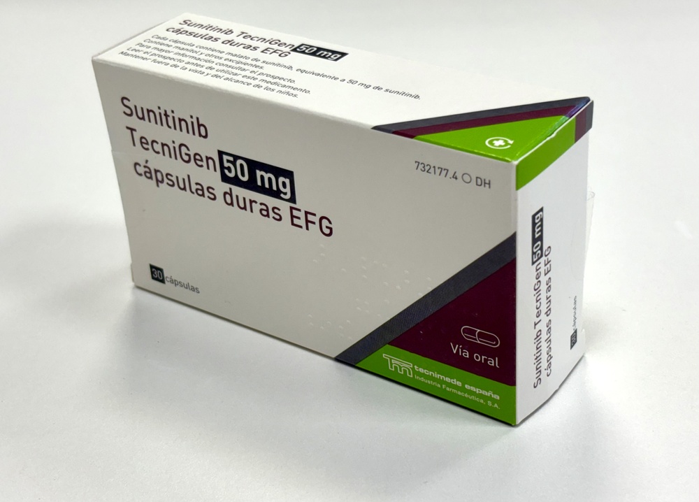 SUNITINIB TECNIGEN 50 mg CÁPSULAS DURAS