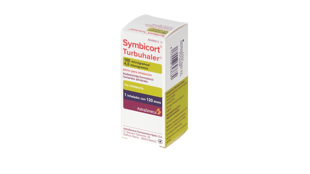 SYMBICORT TURBUHALER 160 microgramas/4,5 microgramas PÓ PARA INALAÇÃO