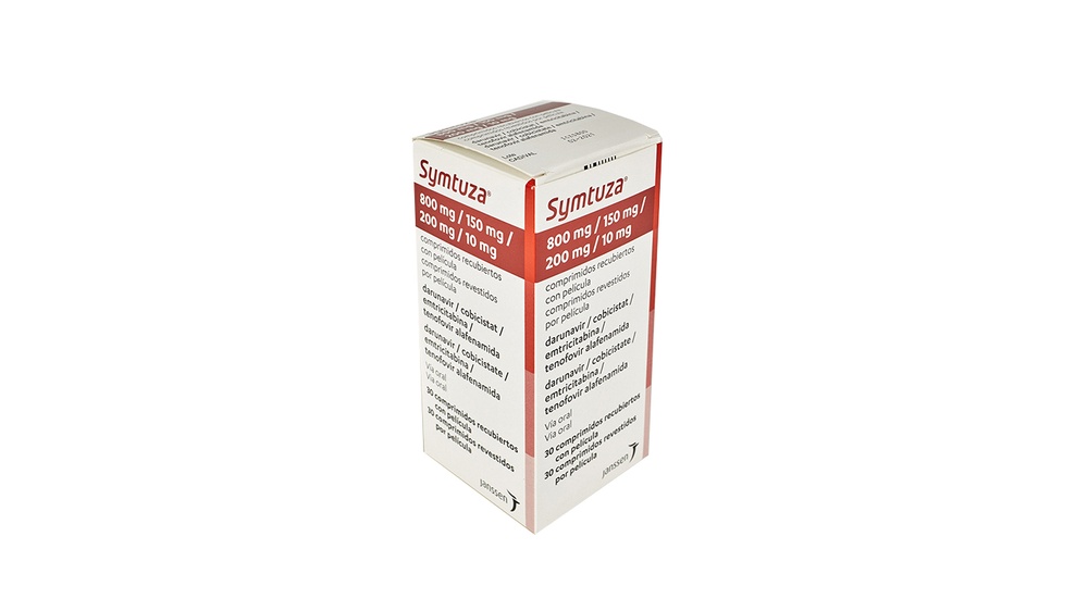 SYMTUZA 800 mg/150 mg/200 mg/10 mg COMPRIMIDOS REVESTIDOS POR PELÍCULA