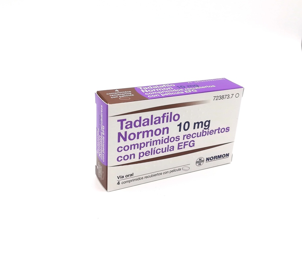 TADALAFILO NORMON 10 mg COMPRIMIDOS REVESTIDOS POR PELÍCULA