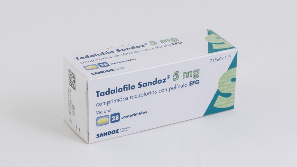TADALAFILO SANDOZ 5 mg COMPRIMIDOS REVESTIDOS POR PELÍCULA