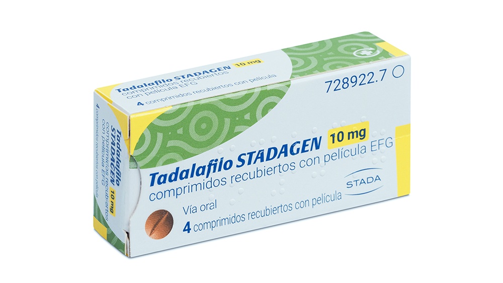TADALAFILO STADAGEN 10 mg COMPRIMIDOS REVESTIDOS POR PELÍCULA