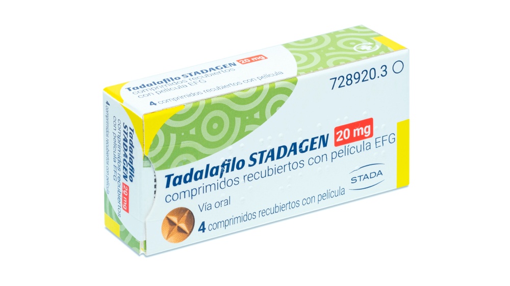 TADALAFILO STADAGEN 20 mg COMPRIMIDOS REVESTIDOS POR PELÍCULA