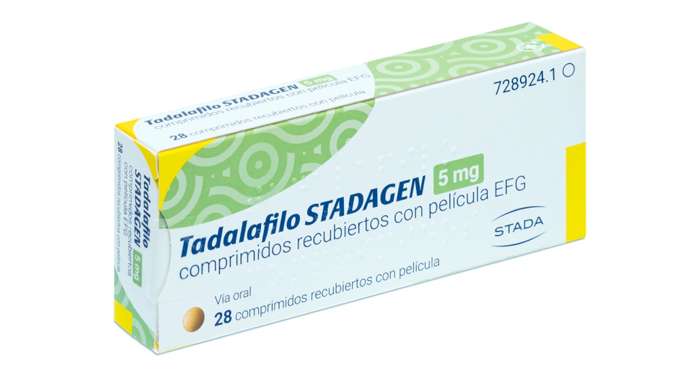 TADALAFILO STADAGEN 5 mg COMPRIMIDOS REVESTIDOS POR PELÍCULA