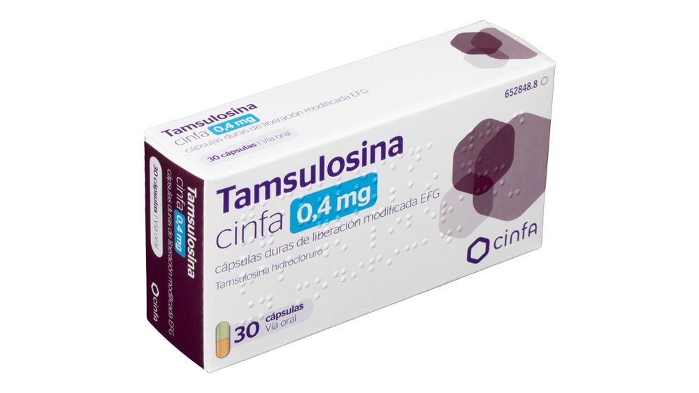 TAMSULOSINA CINFA 0,4 mg CÁPSULAS DE LIBERTAÇÃO MODIFICADA