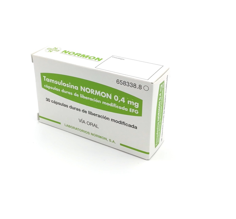 TAMSULOSINA NORMON 0,4 mg CÁPSULAS DE LIBERTAÇÃO MODIFICADA DURAS