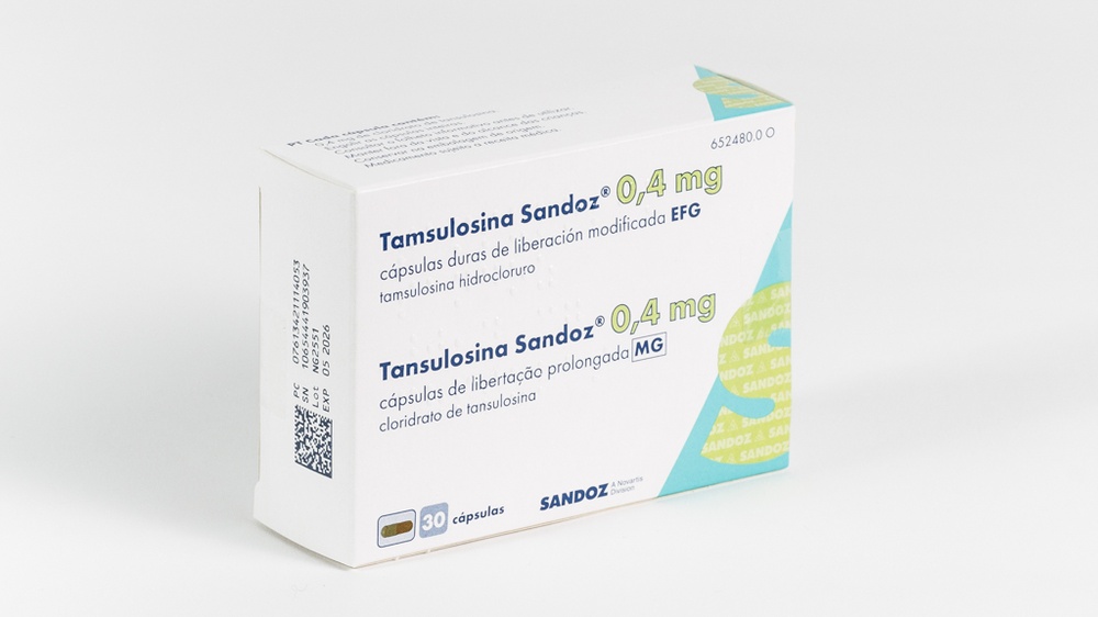 TAMSULOSINA SANDOZ 0,4 mg CÁPSULAS DE LIBERTAÇÃO MODIFICADA