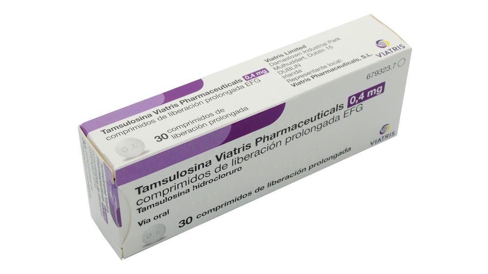 TAMSULOSINA VIATRIS PHARMACEUTICALS 0,4 mg COMPRIMIDOS DE LIBERTAÇÃO PROLONGADA