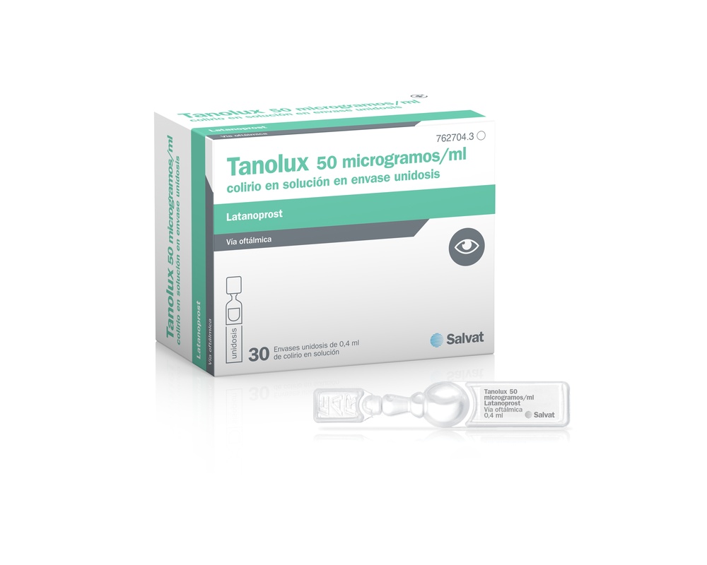 TANOLUX 50 microgramas/ml colírio em solução, embalagem unidose