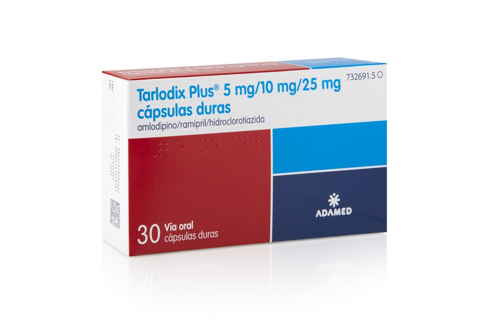 TARLODIX PLUS 5 mg/10 mg/25 mg CÁPSULAS DURAS
