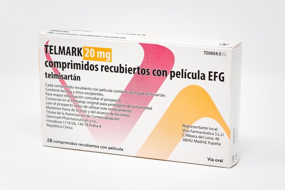TELMARK 20 mg COMPRIMIDOS REVESTIDOS POR PELÍCULA