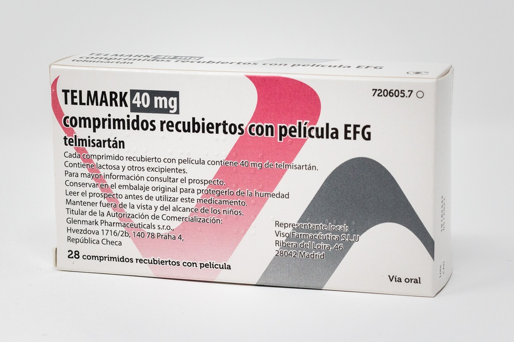 TELMARK 40 mg COMPRIMIDOS REVESTIDOS POR PELÍCULA