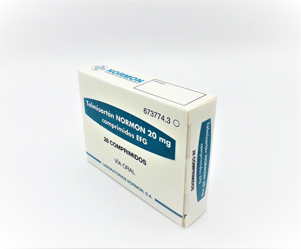 TELMISARTAN NORMON 20 mg COMPRIMIDOS