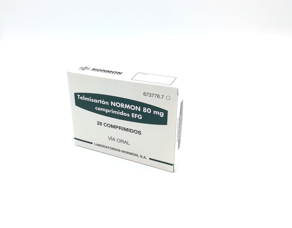 TELMISARTAN NORMON 80 mg COMPRIMIDOS