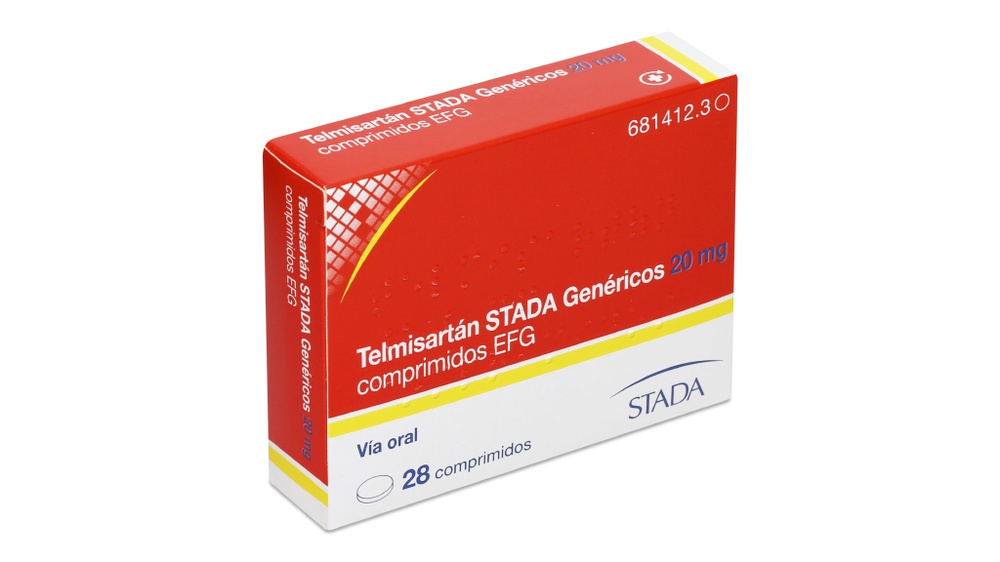 TELMISARTAN STADA 20 mg COMPRIMIDOS