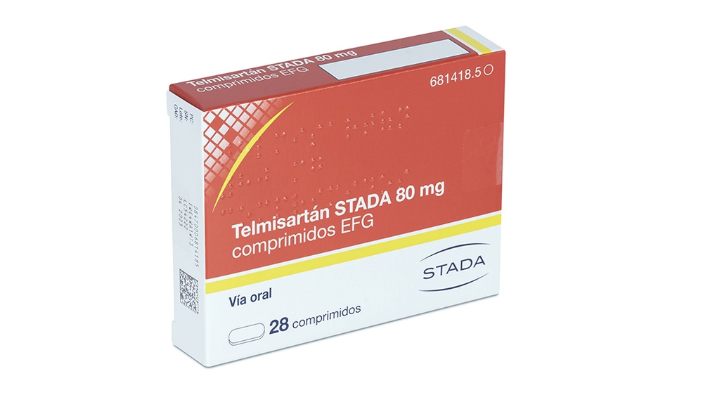 TELMISARTAN STADA 80 mg COMPRIMIDOS