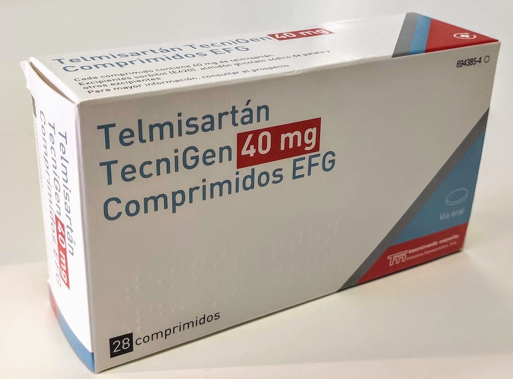 TELMISARTAN TECNIGEN 40 mg COMPRIMIDOS