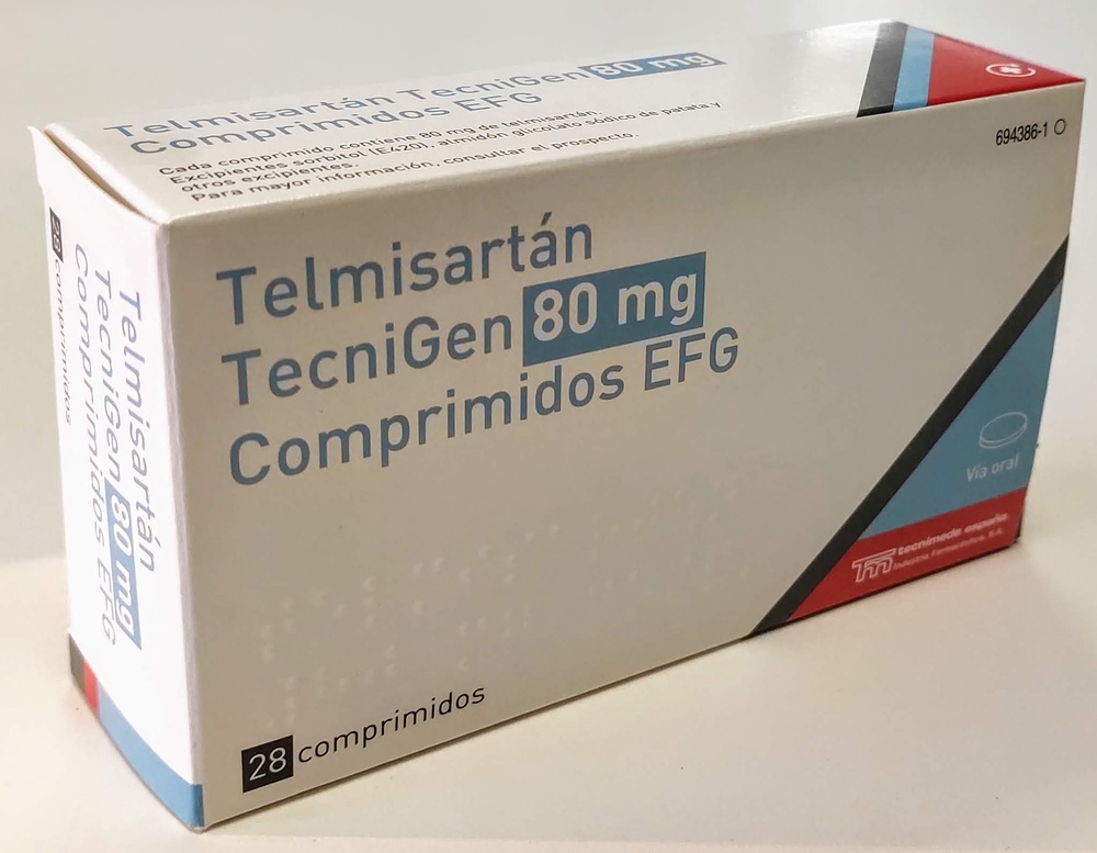TELMISARTAN TECNIGEN 80 mg COMPRIMIDOS
