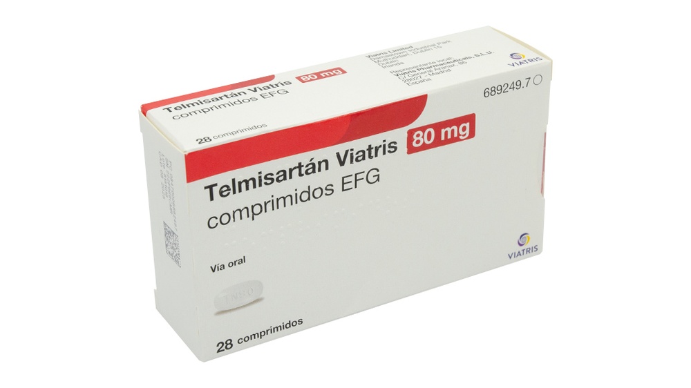 TELMISARTAN VIATRIS 80 mg COMPRIMIDOS