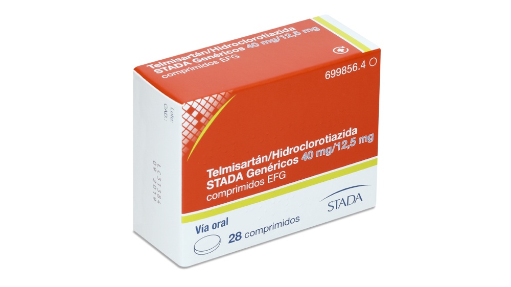 TELMISARTAN/HIDROCLOROTIAZIDA STADA 40 mg/12,5 mg COMPRIMIDOS