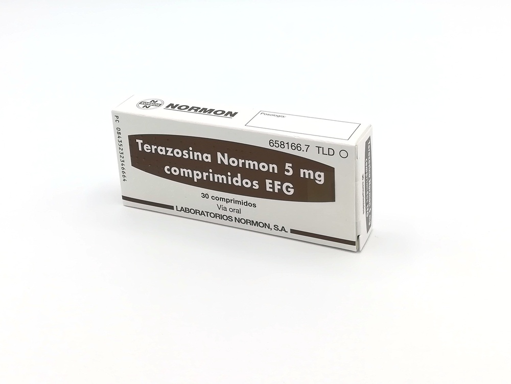 TERAZOSINA NORMON 5 mg COMPRIMIDOS
