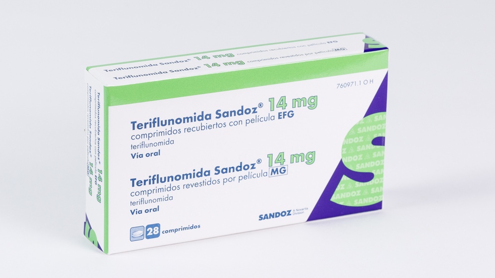TERIFLUNOMIDA SANDOZ 14 mg COMPRIMIDOS REVESTIDOS POR PELÍCULA