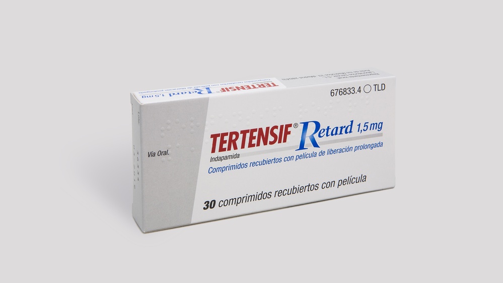 TERTENSIF RETARD 1,5 mg COMPRIMIDOS REVESTIDOS COM PELÍCULA DE LIBERTAÇÃO PROLONGADA