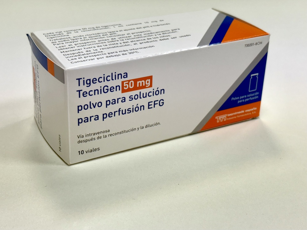 TIGECICLINA TECNIGEN 50 mg PÓ PARA SOLUÇÃO PARA PERFUSÃO