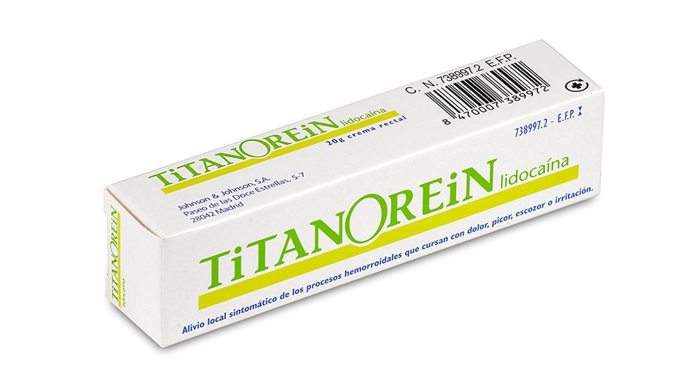 TITANOREIN LIDOCAÍNA CREME RETAL