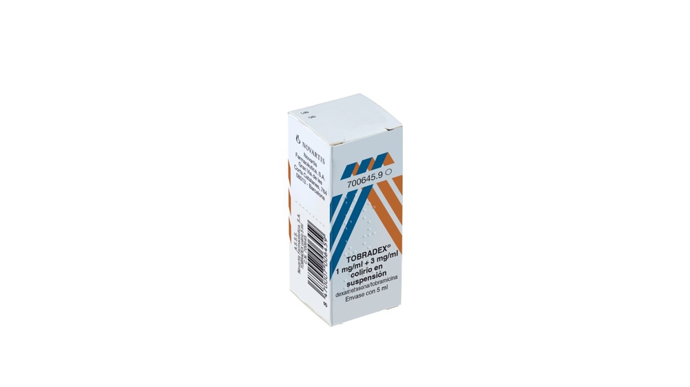 TOBRADEX 1 mg/mL + 3 mg/mL COLÍRIO EM SUSPENSÃO