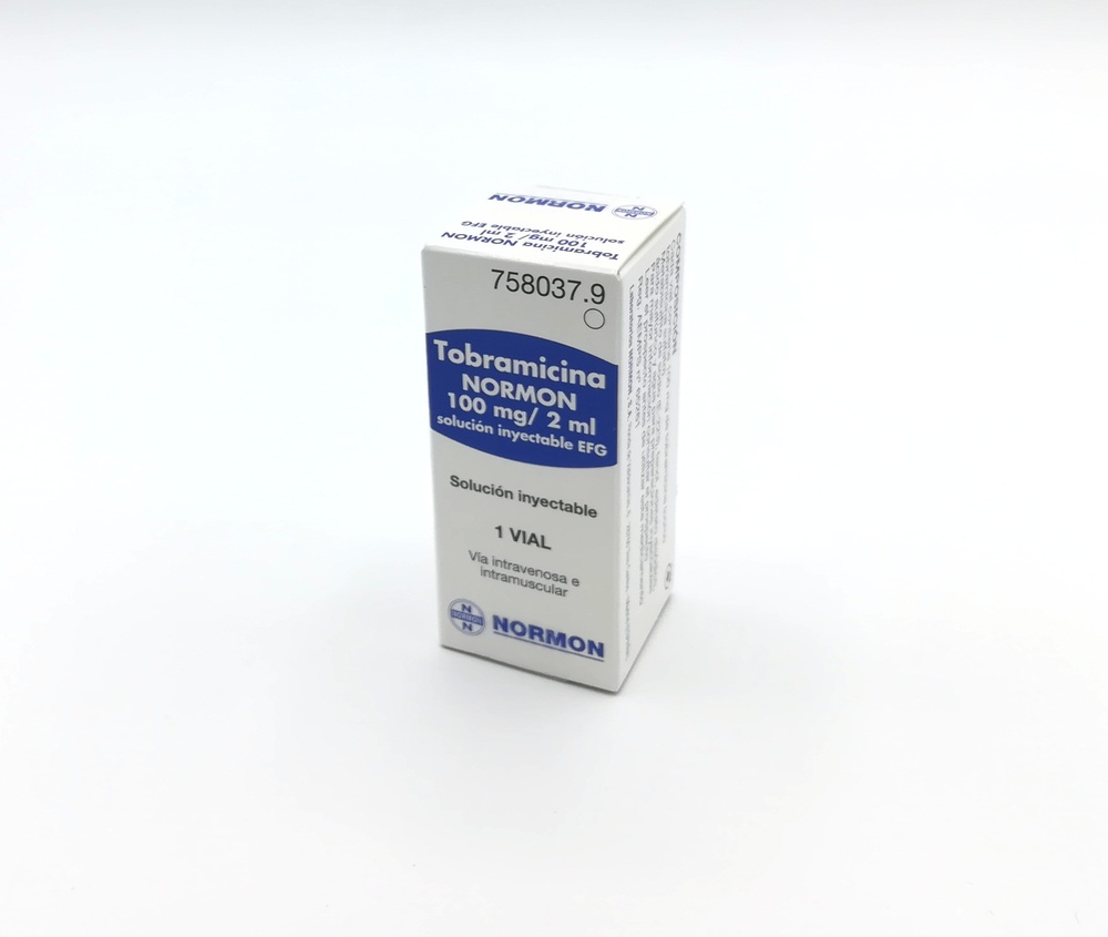 TOBRAMICINA NORMON 100 mg/2 ml SOLUÇÃO INJETÁVEL