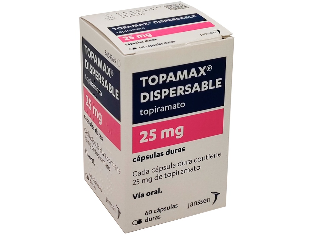 TOPAMAX DISPERSÍVEL 25 mg CÁPSULAS DURAS
