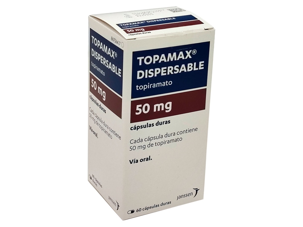 TOPAMAX DISPERSÍVEL 50 mg CÁPSULAS DURAS
