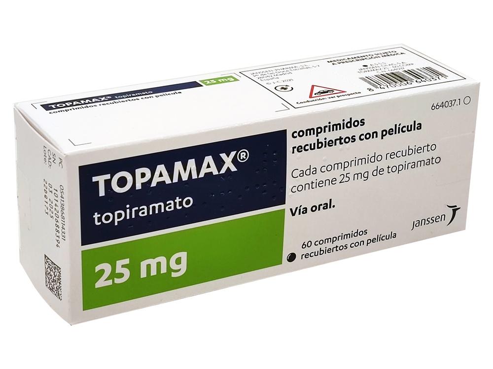 TOPAMAX 25 mg COMPRIMIDOS REVESTIDOS POR PELÍCULA