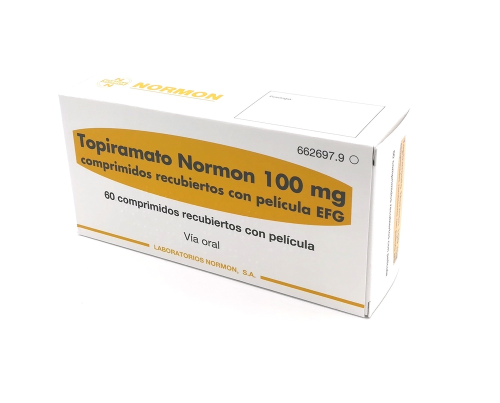TOPIRAMATO NORMON 100 mg COMPRIMIDOS REVESTIDOS POR PELÍCULA