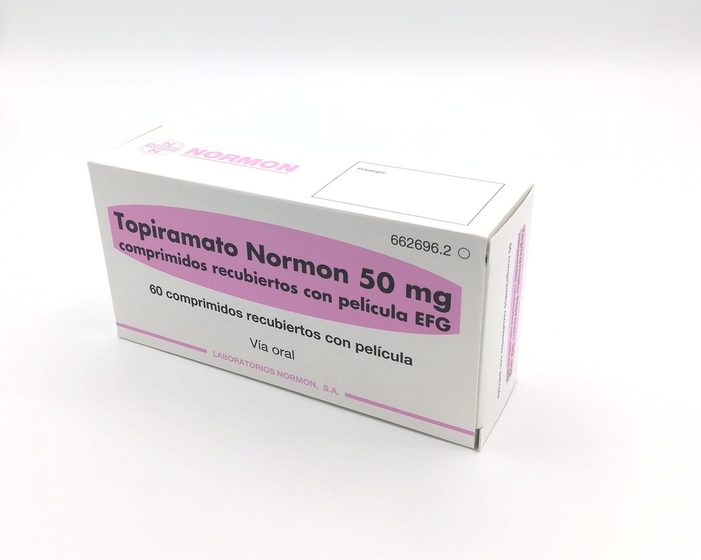 TOPIRAMATO NORMON 50 mg COMPRIMIDOS REVESTIDOS POR PELÍCULA