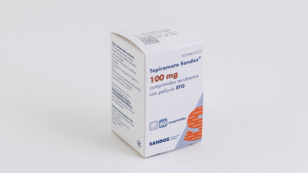 TOPIRAMATO SANDOZ 100 mg COMPRIMIDOS REVESTIDOS POR PELÍCULA