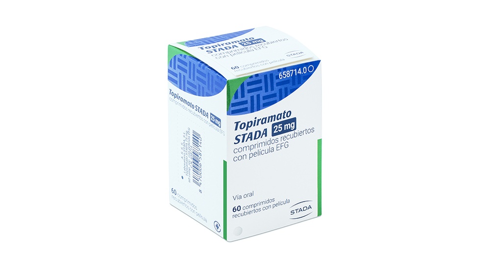 TOPIRAMATO STADA 25 mg COMPRIMIDOS REVESTIDOS POR PELÍCULA