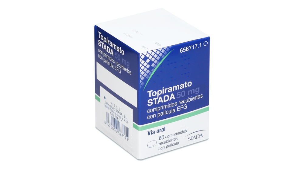 TOPIRAMATO STADA 50 mg COMPRIMIDOS REVESTIDOS POR PELÍCULA