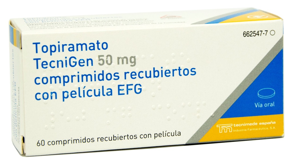 TOPIRAMATO TECNIGEN 50 mg COMPRIMIDOS REVESTIDOS POR PELÍCULA